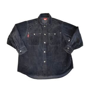 VTG 90s Unionbay Corduroy Jnco Style Shirt Jacket Skate Rave Grunge Mens L